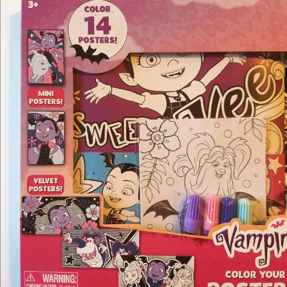 VAMPIRINA COLOR YOUR OWN 14 POSTERS SET - Picture 2 of 7